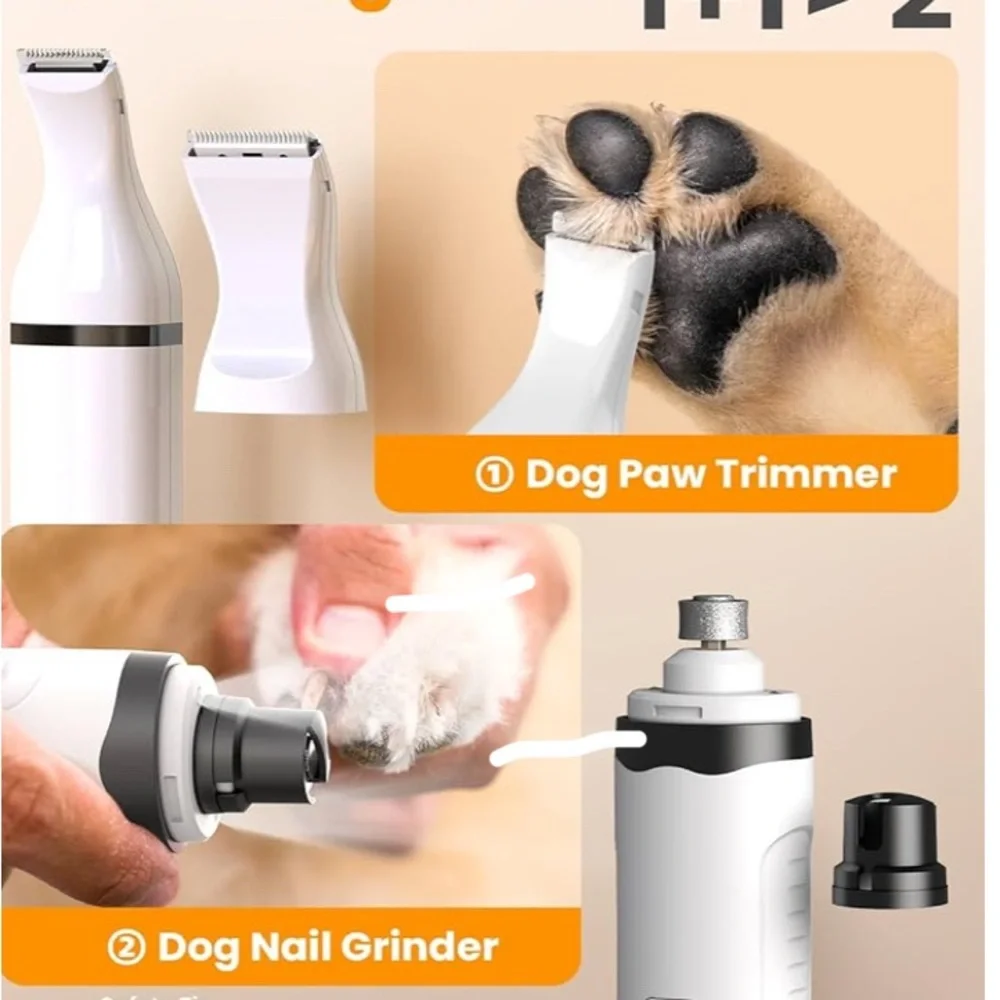 Oneisall Orange Pet Grinder and Trimmer